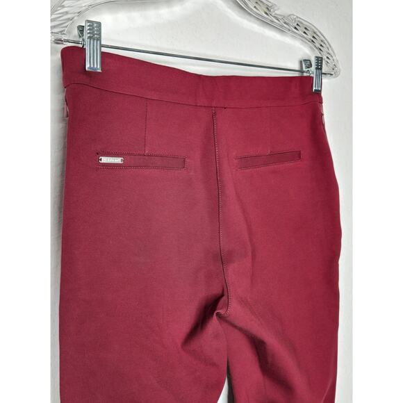 Betabrand Red Jett Faux Leather Skinny Pants Women's Medium - Picture 5 of 11